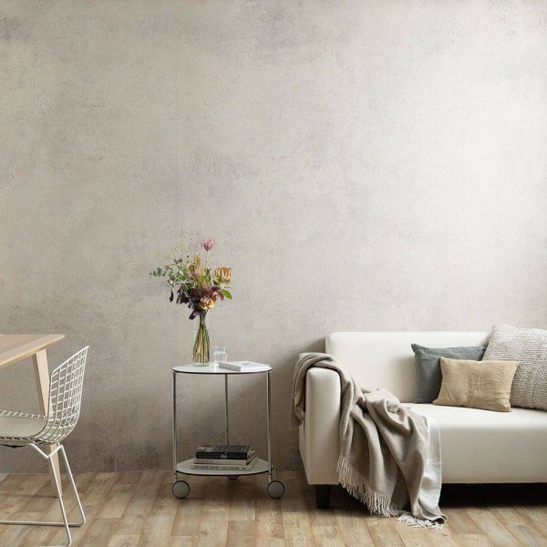 FLAX WALLPAPER | Vintage Concrete | Sand Beige